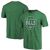 Buffalo Bills NFL Pro Line by Fanatics Branded Kelly Green Emerald Isle Tri Blend T-Shirt,baseball caps,new era cap wholesale,wholesale hats